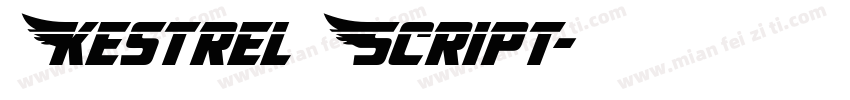 Kestrel Script字体转换